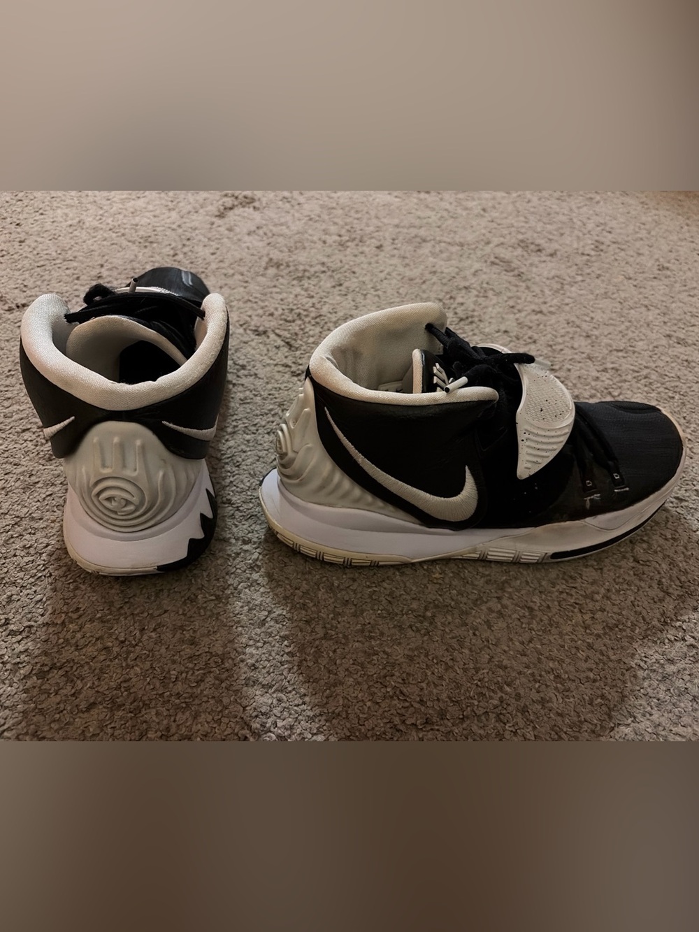 Nike Kyrie 6 TB Black/White Men's Basketball Shoes Sneakers Size 9.5 CK5869-002